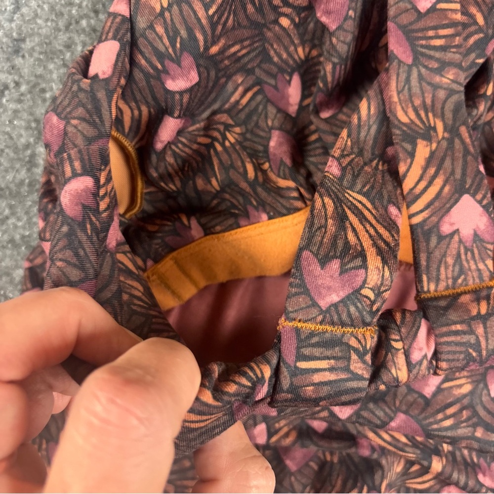 PATAGONIA Women’s Magnolia Spring Dress Block Party: Fertile Brown size: Small - Picture 3 of 10